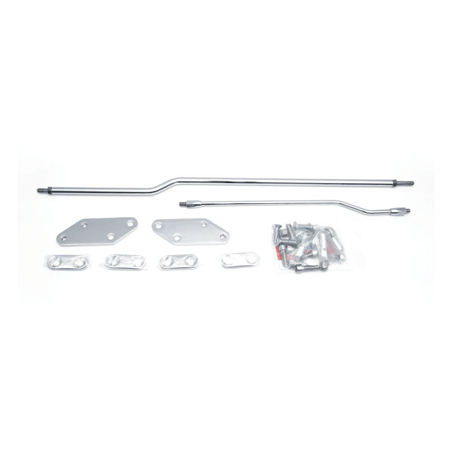 Kuryakyn 3" Forward Control Extension Kit. Chrome – 2003–2008 FXDWG; All Other Dyna Model…