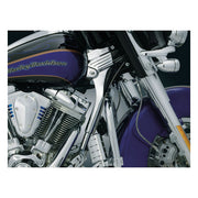 Kuryakyn FLT Deluxe Frame Neck Cover Kit. Chrome – 1995–2005 FLT/Touring; Roadking