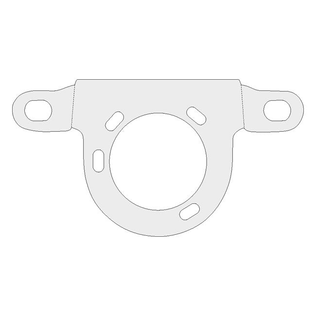 Kuryakyn carburettor support bracket. Chrome 81-91 B.T. with CV, Mikuni, S.E., RevTech carburettors