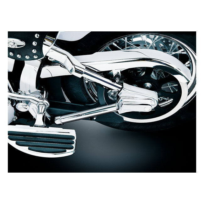 Kuryakyn Phantom & Swingarm Cover Kit. Chrome – 2000–2006 Softail
