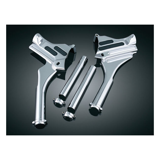 Kuryakyn Touring Deluxe Frame Neck Cover. Chrome – 1995–2007 FLT/Touring
