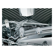 Kuryakyn Cylinder Base Cover. Chrome – 2006–2017 Dyna; 2007–2016 FLT/Touring