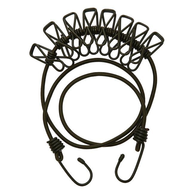 Army Surplus Fosco Clothesline with 8 Utility Hooks