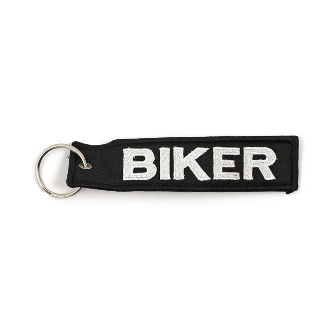Army Surplus Key Ring Biker, Black White