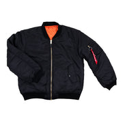 Army Surplus MA-1 Bomber Flight Jacket Black – S