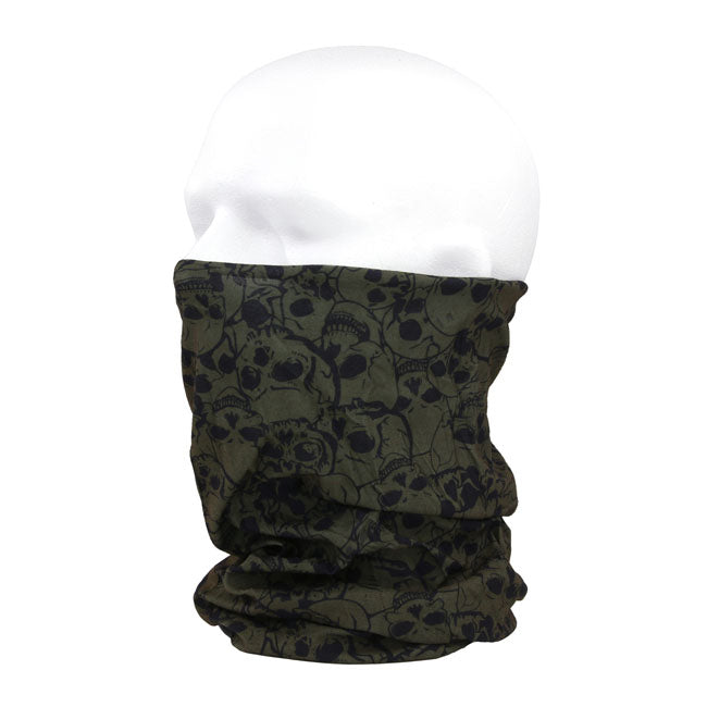 Army Surplus Coolmax Tunnel Green with Skull