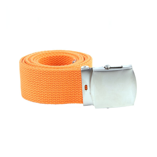 Army Surplus Web Belt Orange