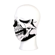 Army Surplus Half Face White Skull Face Mask