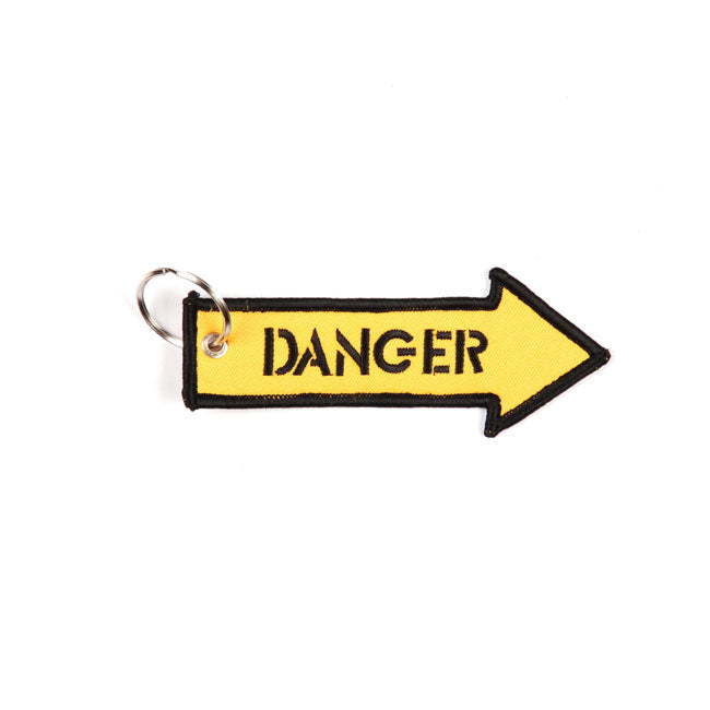 Army Surplus Danger Keychain – Keys; Charms; and Other Items