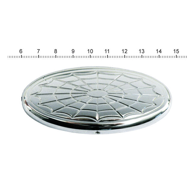 Rebuffini, Spider Master Cylinder Cover. Chrome for Rebuffini Ellipse Forward Controls