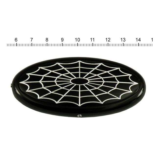 Rebuffini, Spider Master Cylinder Cover. Black for Rebuffini Ellipse Forward Controls