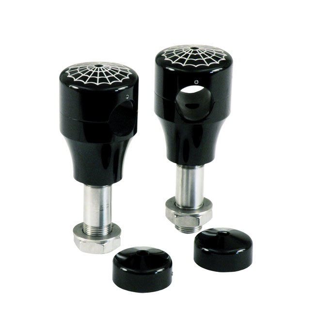 Rebuffini Naus Risers Spiderweb for Multifit 1" Handlebars