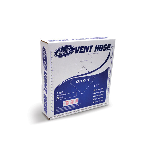 Motion Pro PVC Fuel Hose. Clear. 1/8"