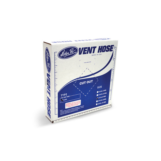 Motion Pro PVC Fuel Hose. Clear. 1/4"