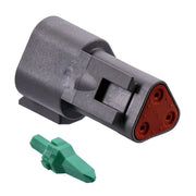 Namz Deutsch Connectors. Gray, Receptacle, 3-Pins – Universal