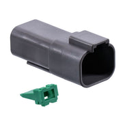 Namz Deutsch Connectors. Gray, Receptacle, 4-Pins – Universal