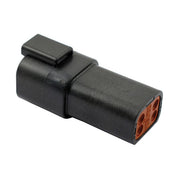 Namz Deutsch Connectors. Black, Receptacle, 4-Pins – Universal