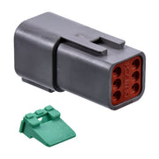 Namz Deutsch Connectors. Gray, Receptacle, 6-Pins – Universal