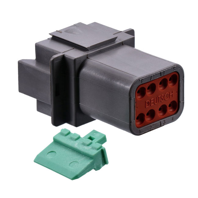Namz Deutsch Connectors. Gray, Receptacle, 8-Pins – Universal