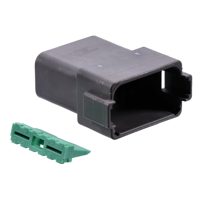 Namz Deutsch Connectors. Gray, Receptacle, 12-Pins – Universal
