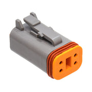 Namz Deutsch DT Connectors. Gray, Plug Housing, 4-Pins – Universal