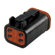 Namz Deutsch DT Connectors. Black, Plug Housing, 4-Pins – Universal