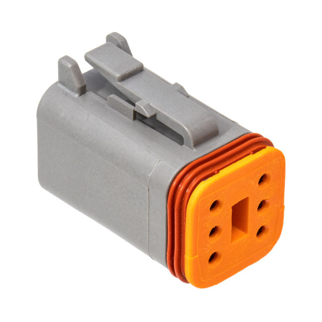 Namz Deutsch DT Connectors. Gray, Plug Housing, 6-Pins – Universal