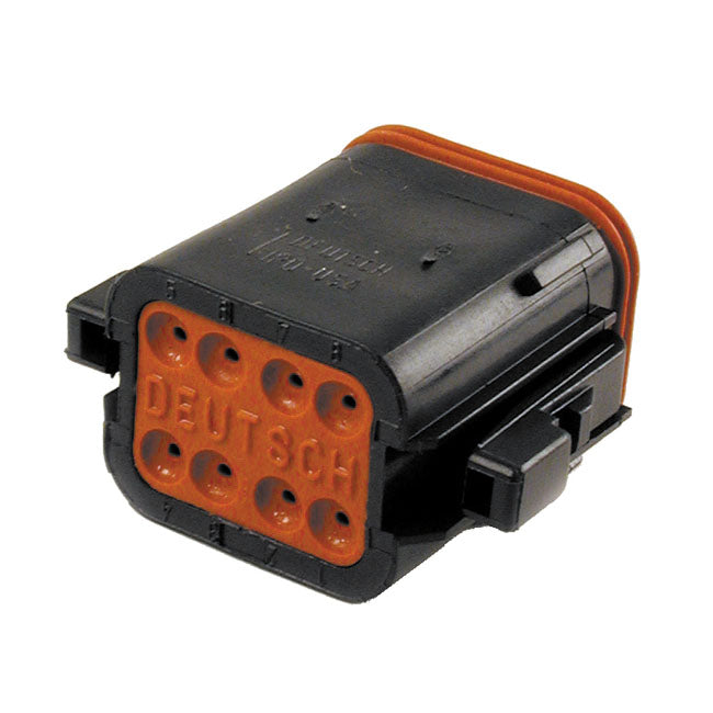 Namz Deutsch DT Connectors. Black, Plug Housing, 8-Pins – Universal