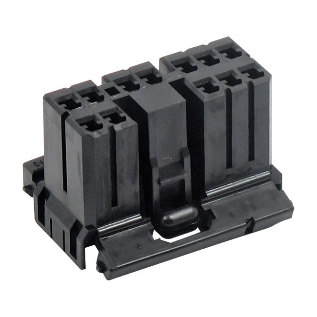 Namz AMP Multilock Connector. Black, Plug, 8-Pins