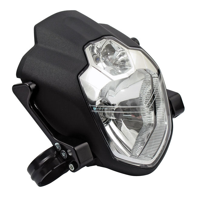 Rebuffini Indianapolis Headlamp for 02-13V-Rod (Excl VRSCF, Vrscr, Vrscdx)