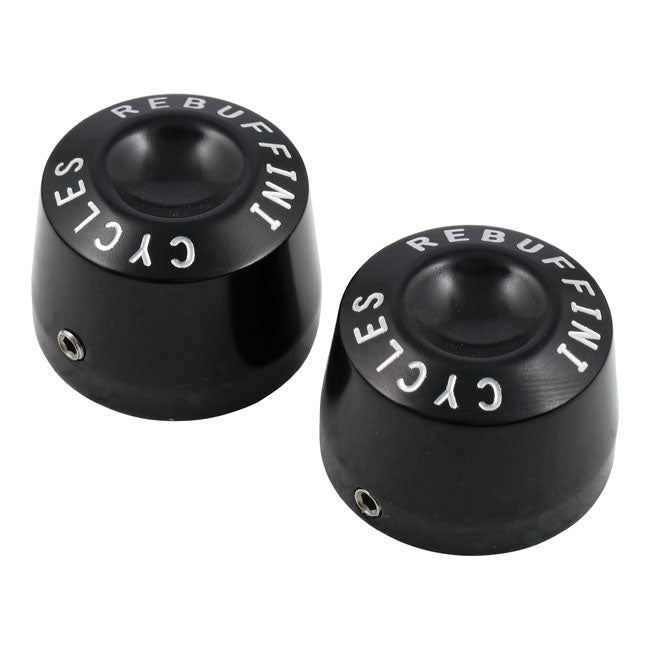 Rebuffini Delta Front Axle Cover for 84-06 Softail (Ex Springer, FXSTD); 91-03 FXs/Xt/L/S; 93-05 FXDWG; 80-99 Touring; 88-07 XL; L87-94 FXR; 87-Up FXwg, FlXR, FXRs-Sp