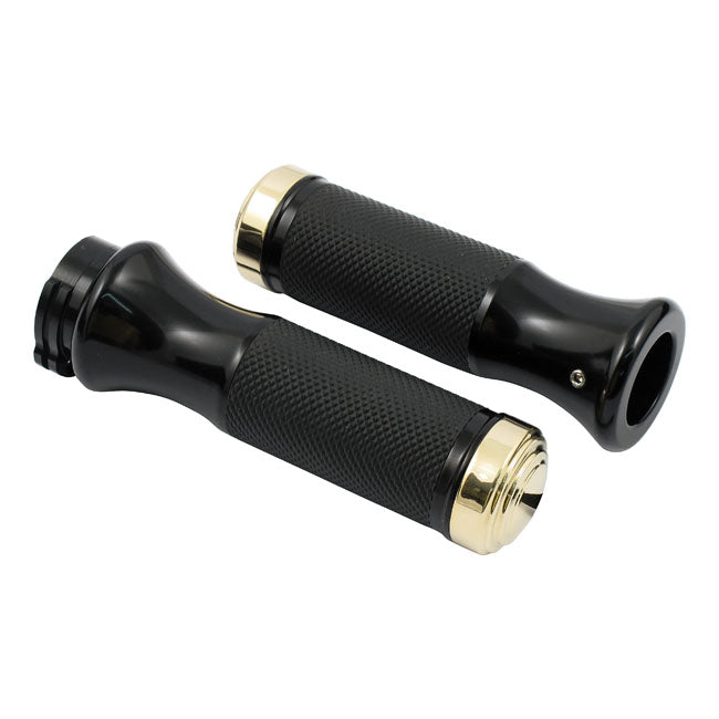Rebuffini Old-style Two Grips for 74-20 H-D With Single Or Dual Throttle Cables (Excl. Street)