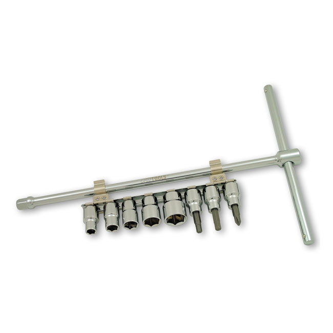 Cruztools, 3/8" Drive Sliding T-Handle With Sockets for Univ.
