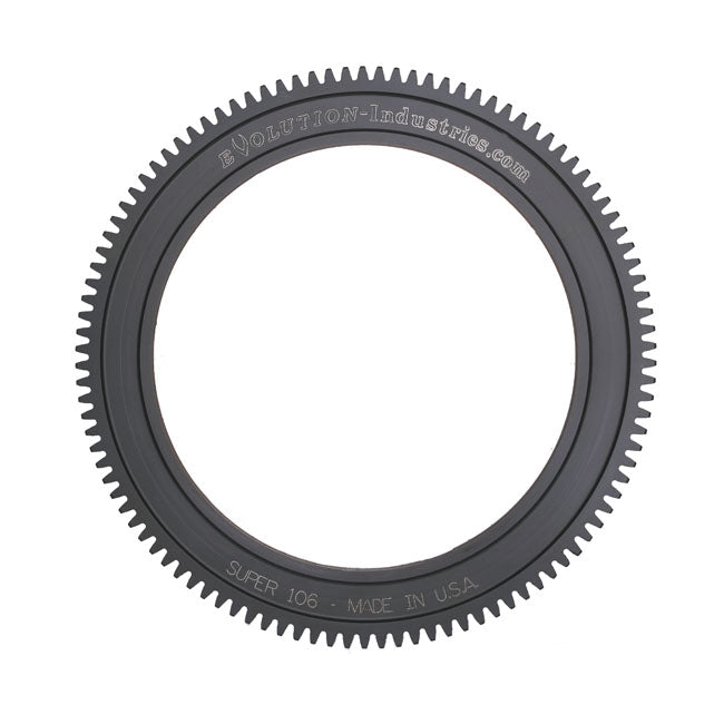 Evolution Industries Starter Ring Gear, ''Super 106'' – 2007–2017 Softail; 2006–2017 Dyna…