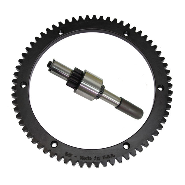 Evolution Industries Starter Ring Gear & Jackshaft Kit, 66T – 1994–1997 Big Twin