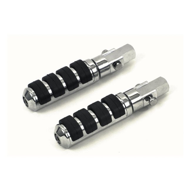 MCS Passenger Comfort Peg Kit. 3/8-24. Chrome – Universal