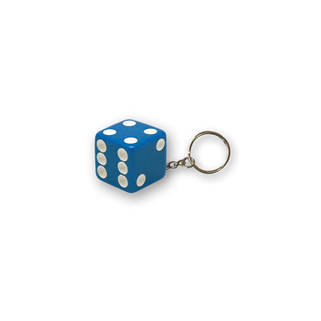 Triktopz Dice Key Chain Blue – Keys; Charms; and Other Items