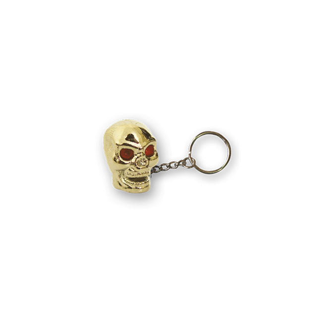 Triktopz Skull Key Chain Gold – Keys; Charms; and Other Items