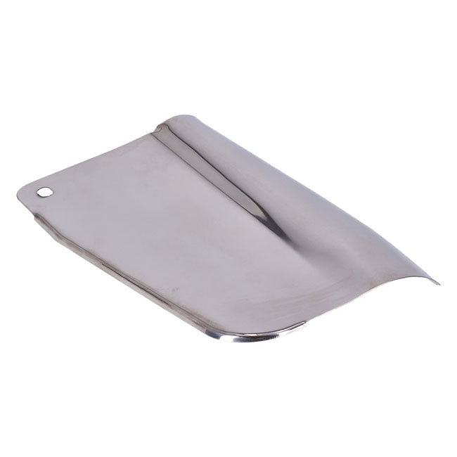MCS Back Panel Fork. Right Side. Stainless – 1949–1984 Big Twin