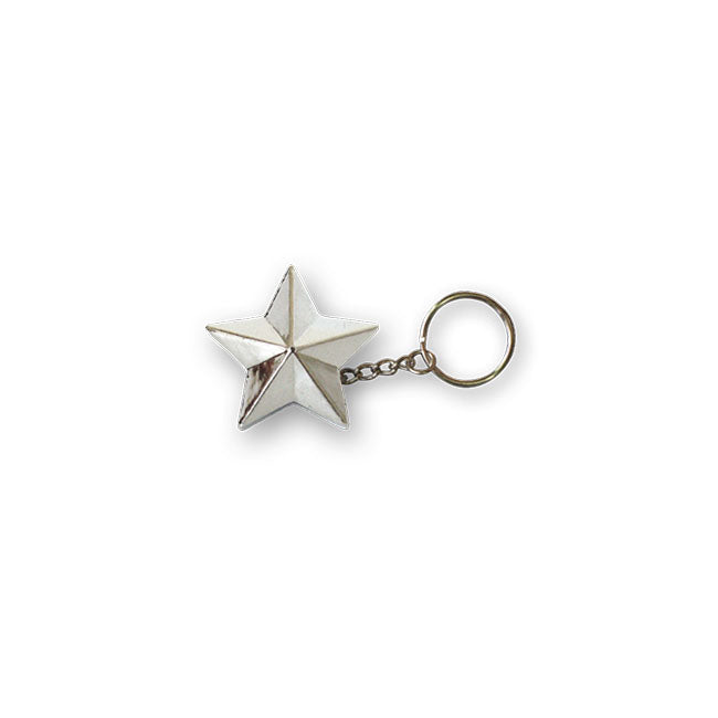 Triktopz Star Key Chain Chrome – Keys; Charms; and Other Items