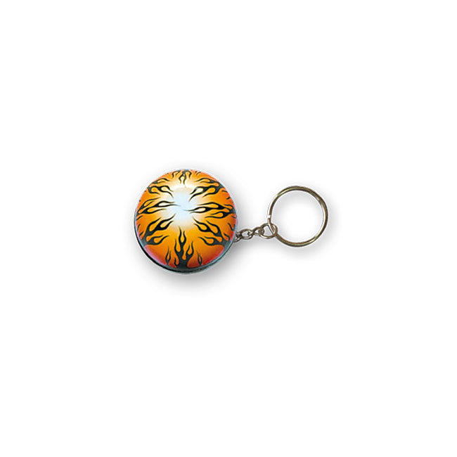 Triktopz Flame Key Chain Black – Keys; Charms; and Other Items