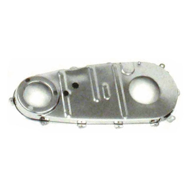 Paughco Inner Primary Cover. Chrome – 1965–1969 Big Twin in Custom Application