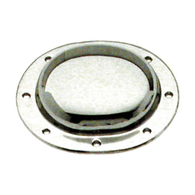 Paughco Derby Cover. Plain. Chrome – 1936–1964 Big Twin