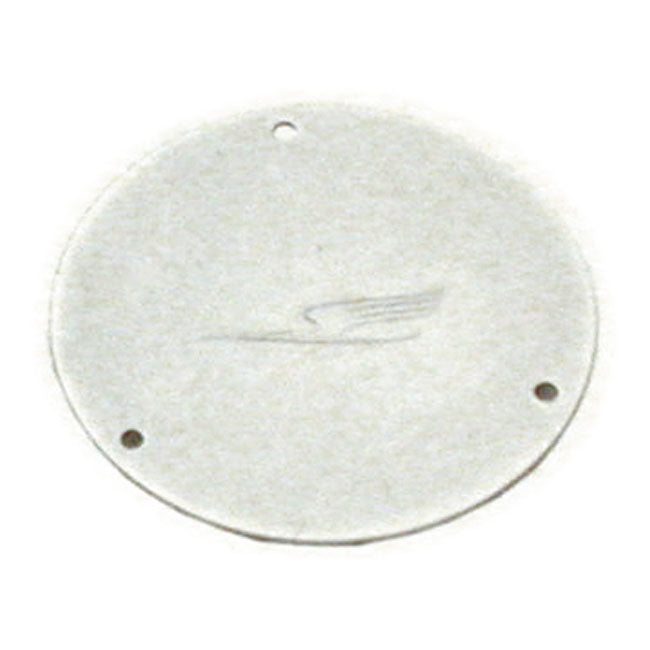 Paughco Derby Cover. Chrome. Bird Embossed – 1965–1998 Big Twin