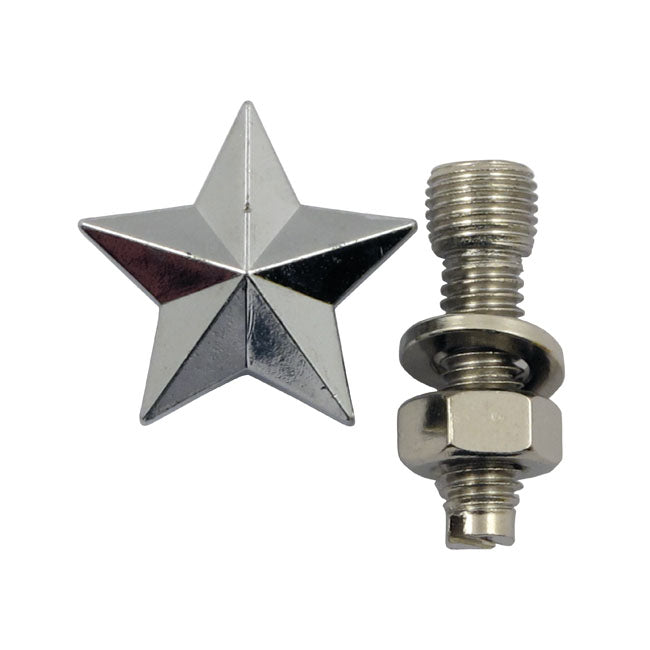 Trik Topz Licence Plate Mounts Star Silver – Universal
