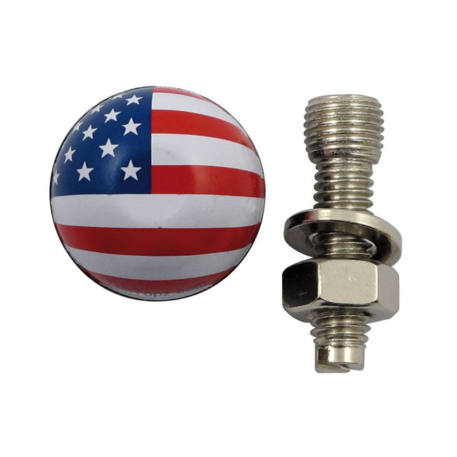Trik Topz Licence Plate Mounts US Flag – Universal