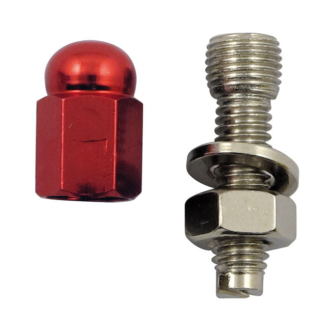 Trik Topz Licence Plate Mounts Alloy Twotone Hex Domed – Universal