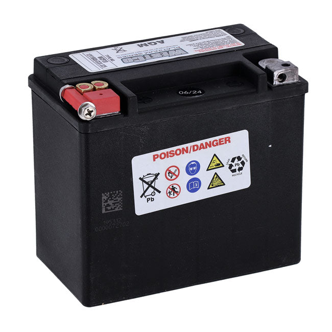 Westco Sealed Agm Battery. 12v, 19ah. 325cca – 1973–1986 E-Start FX Models; 1982–1994 &…