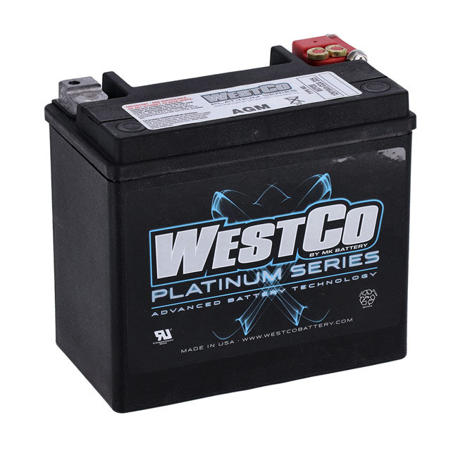 Westco Sealed Agm Battery. 12v, 19ah. 325cca – 1973–1986 E-Start FX Models; 1982–1994 &…
