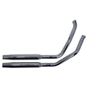 Paughco Tapered Exhaust (38"). Chrome – 1991–2011 Dyna